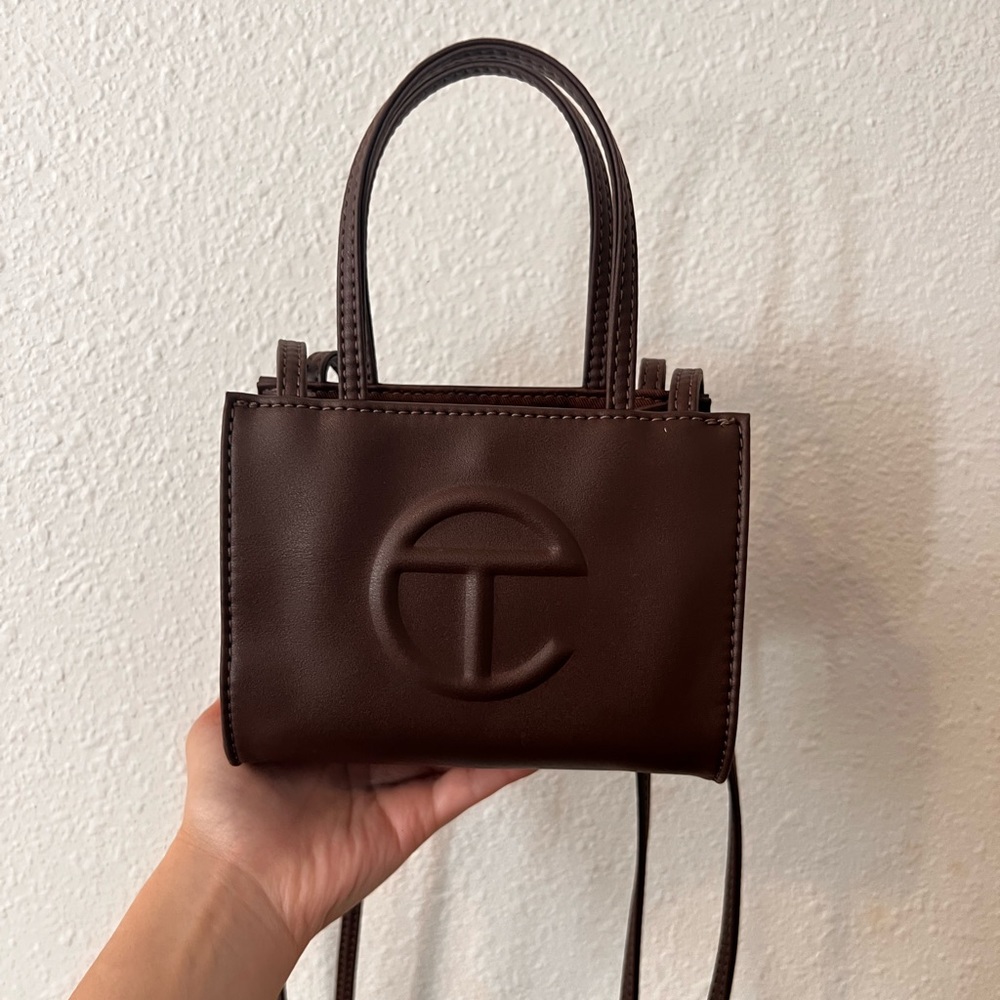 Telfar Brown Crossbody Bag
